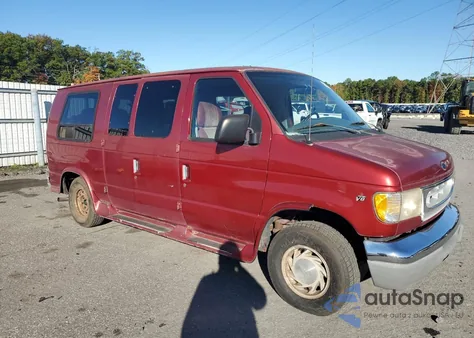 1998 Ford Econoline E150 Van z USA, uszkodzony, nr VIN 1FDRE1467WHC18598